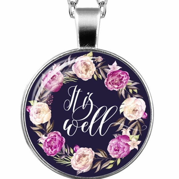 Jewelry - Necklace- NEW- Christian- It is Well